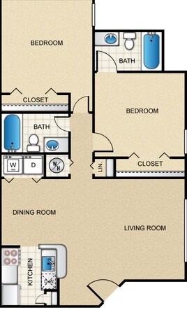 Unit 625 426 floor plan